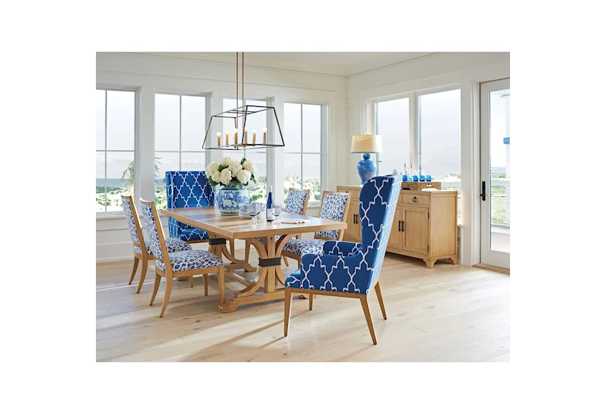 Newport Formal Dining Group by Barclay Butera at Esprit Decor Home Furnishings